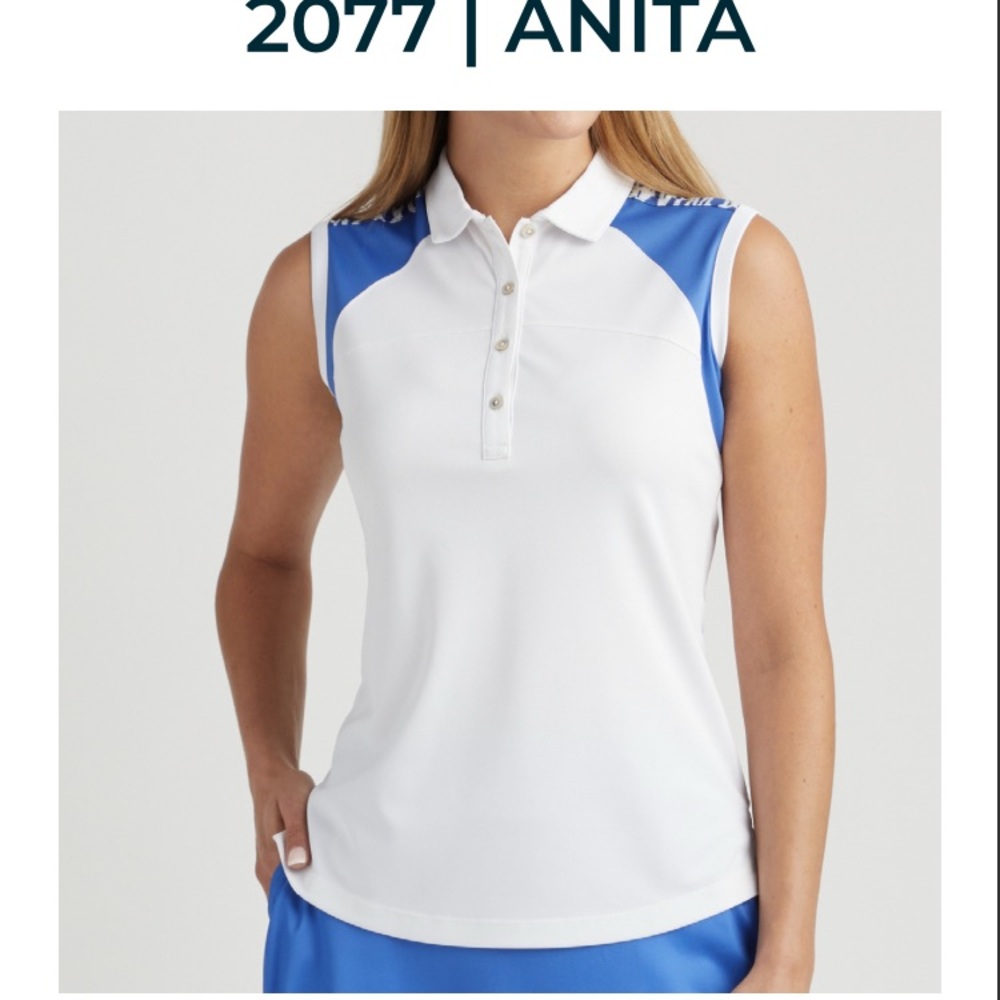 NWT Bermuda Sands ladies sleeveless golf top.